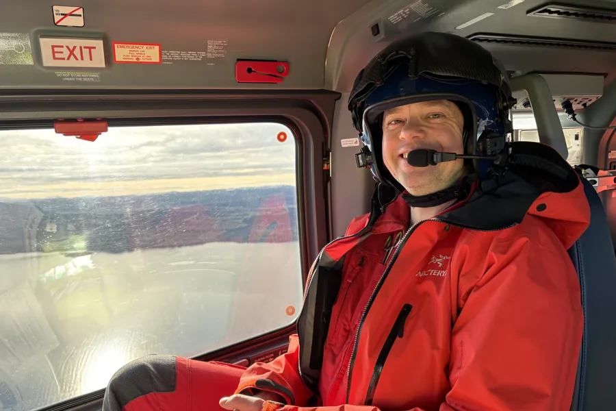 Lege i ambulansehelikopter